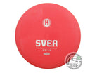 USED Kastaplast K3 Hard Svea 180g Red Silver Glitter Foil Midrange Golf Disc
