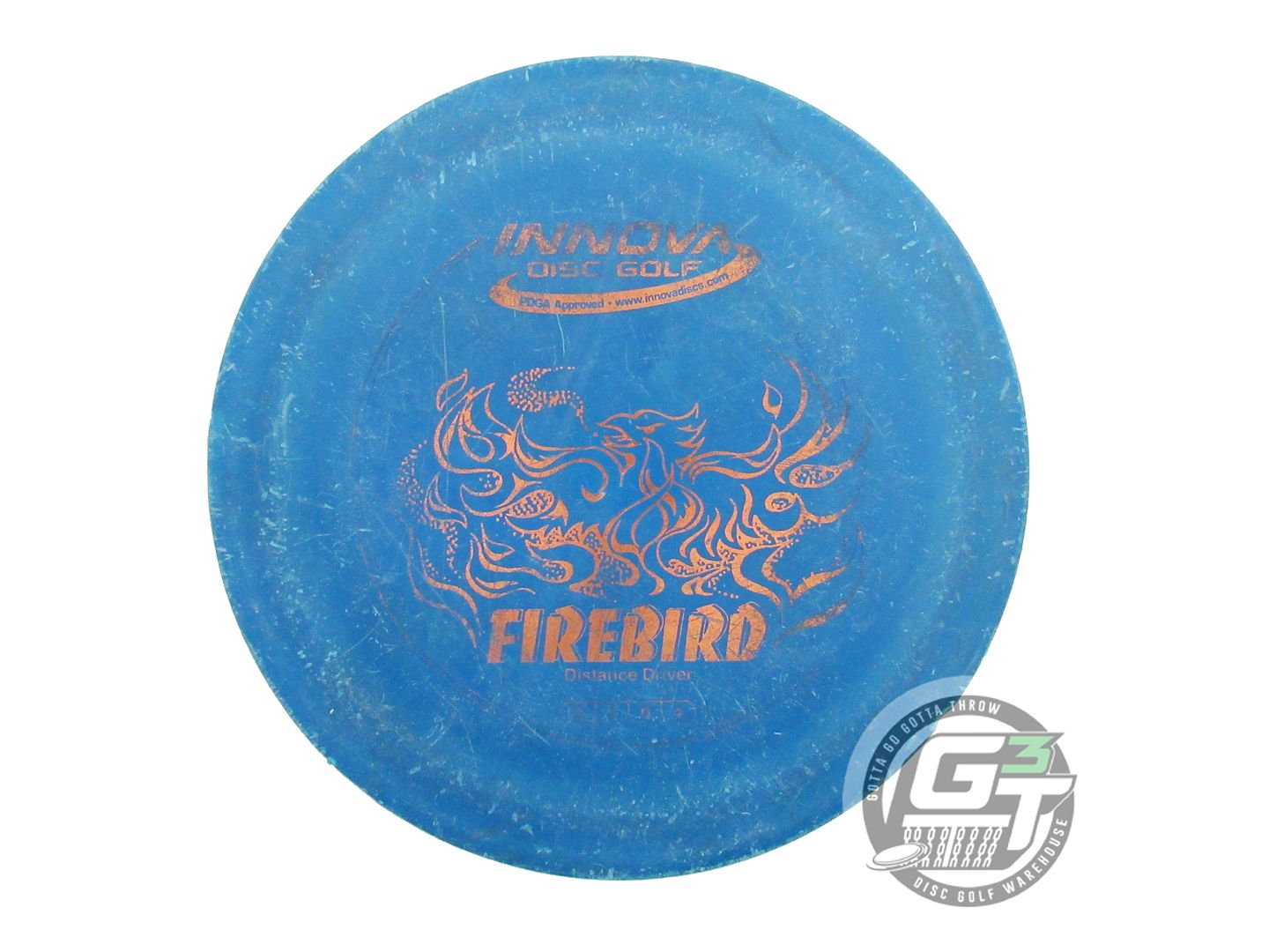 USED Innova DX Firebird 174g Blue Copper Foil Distance Driver Golf Disc