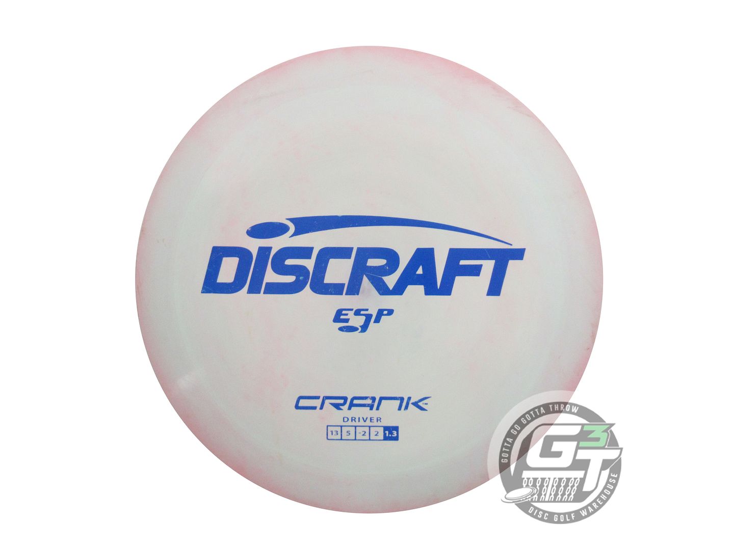 USED Discraft ESP Crank 172g Pink-Mint Blue Stamp Distance Driver Golf Disc