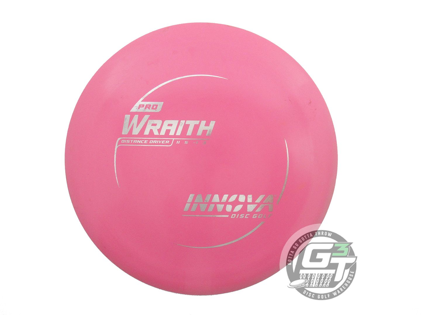 USED Innova Pro Wraith 174g Pink Silver Foil Distance Driver Golf Disc