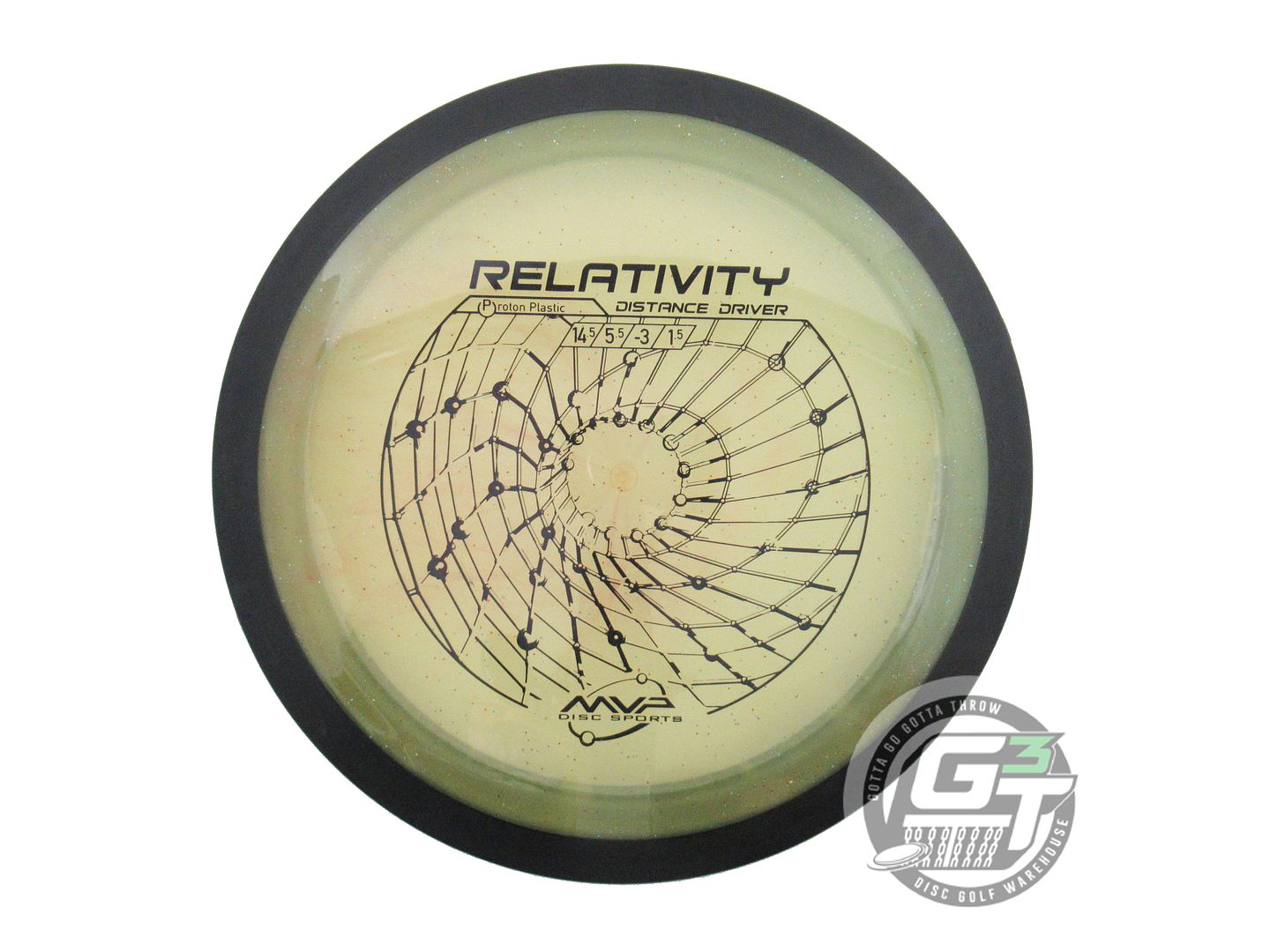 USED MVP Disc Sports Proton Relativity 175g Yellow Distance Driver Golf Disc