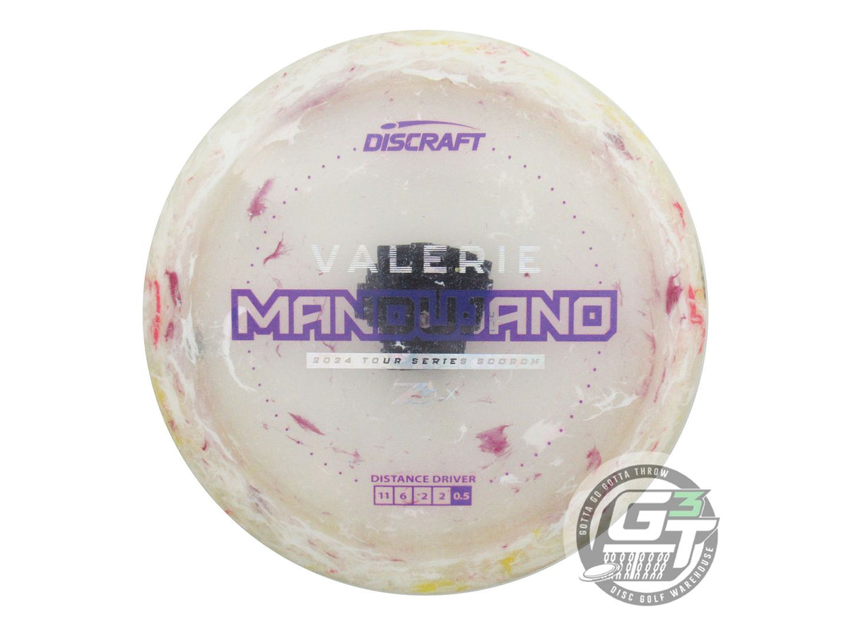 USED Discraft [MANDUJANO] Jawbreaker Z FLX Scorch 175g Purple Stamp Driver Disc