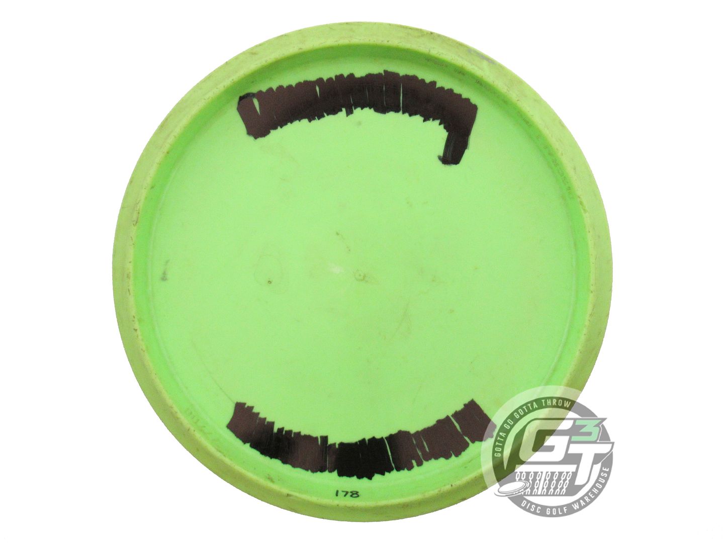 USED Discraft ESP FLX Buzzz 178g Lime Blue Stamp Midrange Golf Disc