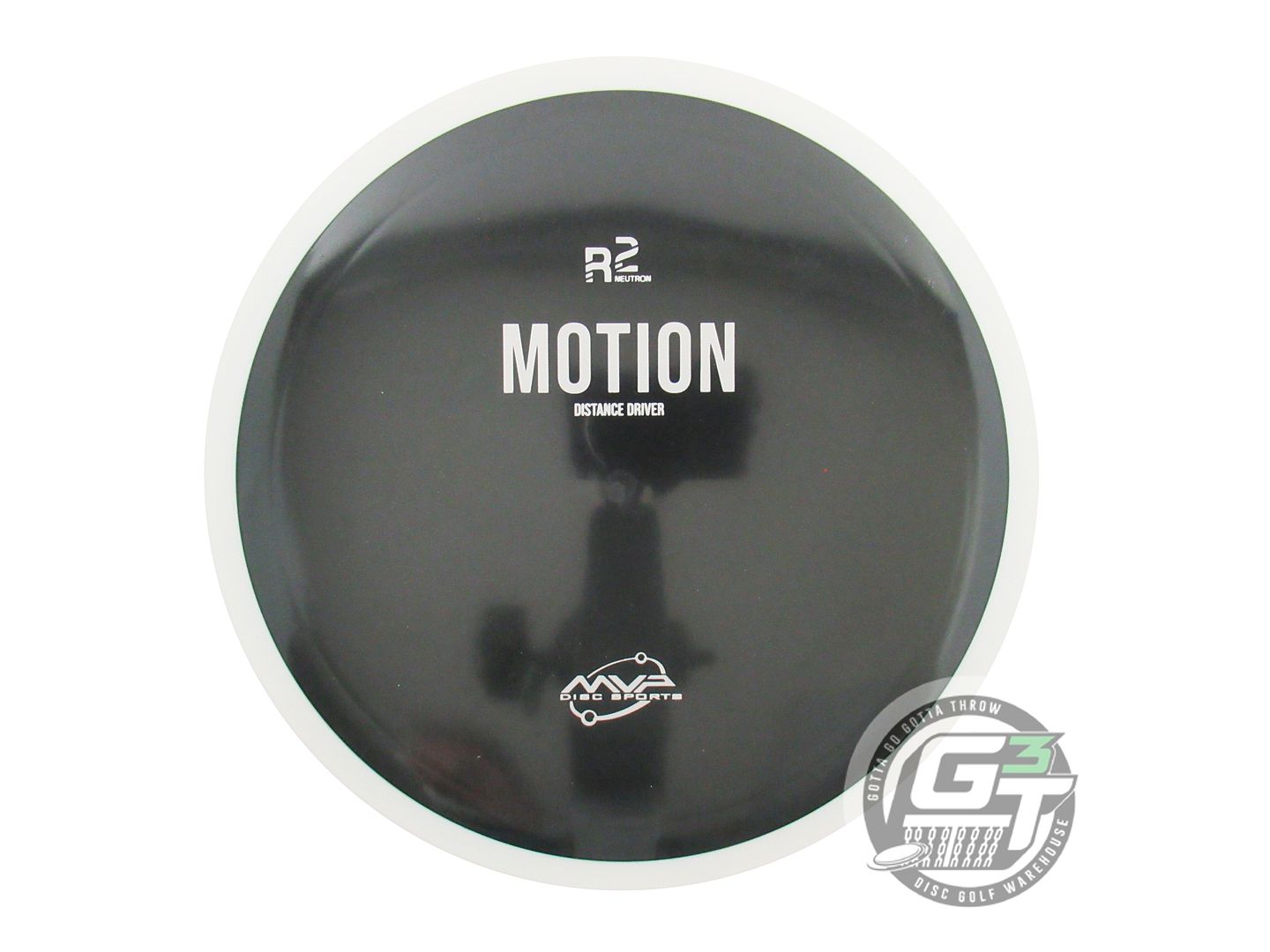 NOS MVP Disc Sports R2 Neutron Motion 161g Black White Rim A Driver Golf Disc