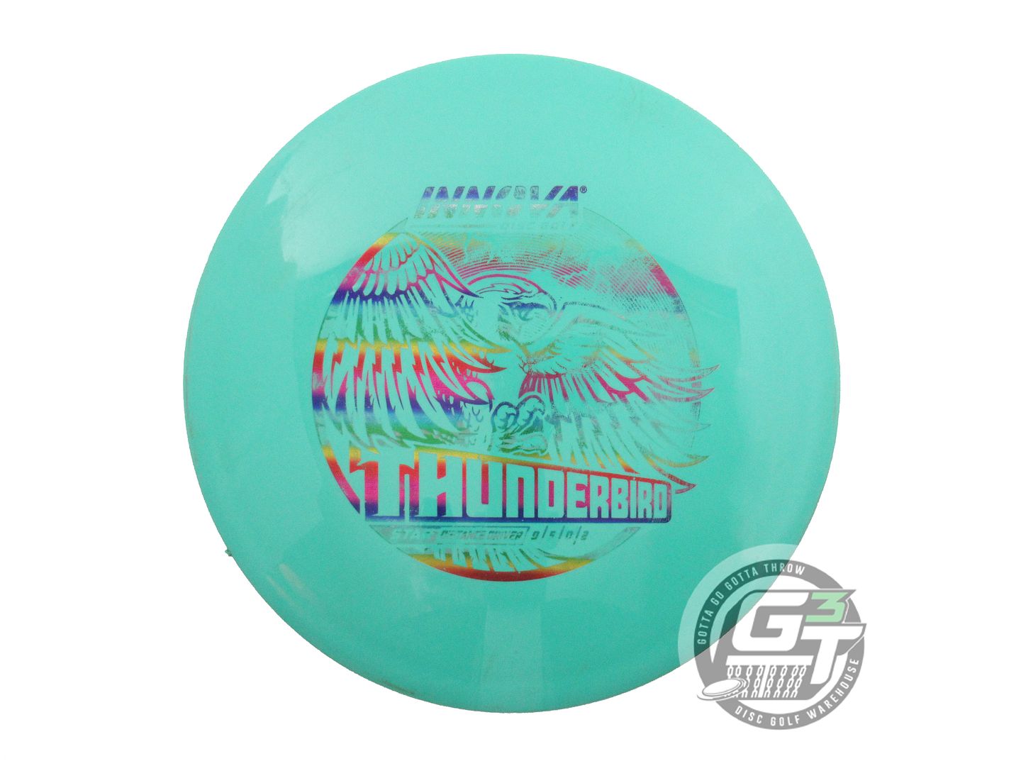 USED Innova Star Thunderbird 174g Seafoam Rainbow Foil Distance Driver Golf Disc