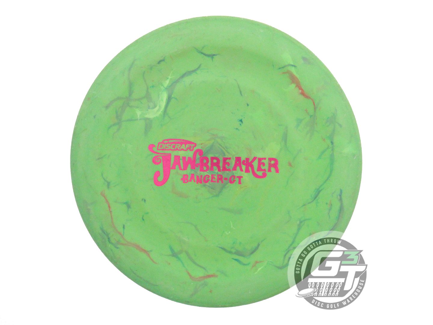 USED Discraft Jawbreaker Banger GT 175g Green Magenta Shatter Foil Putter Disc