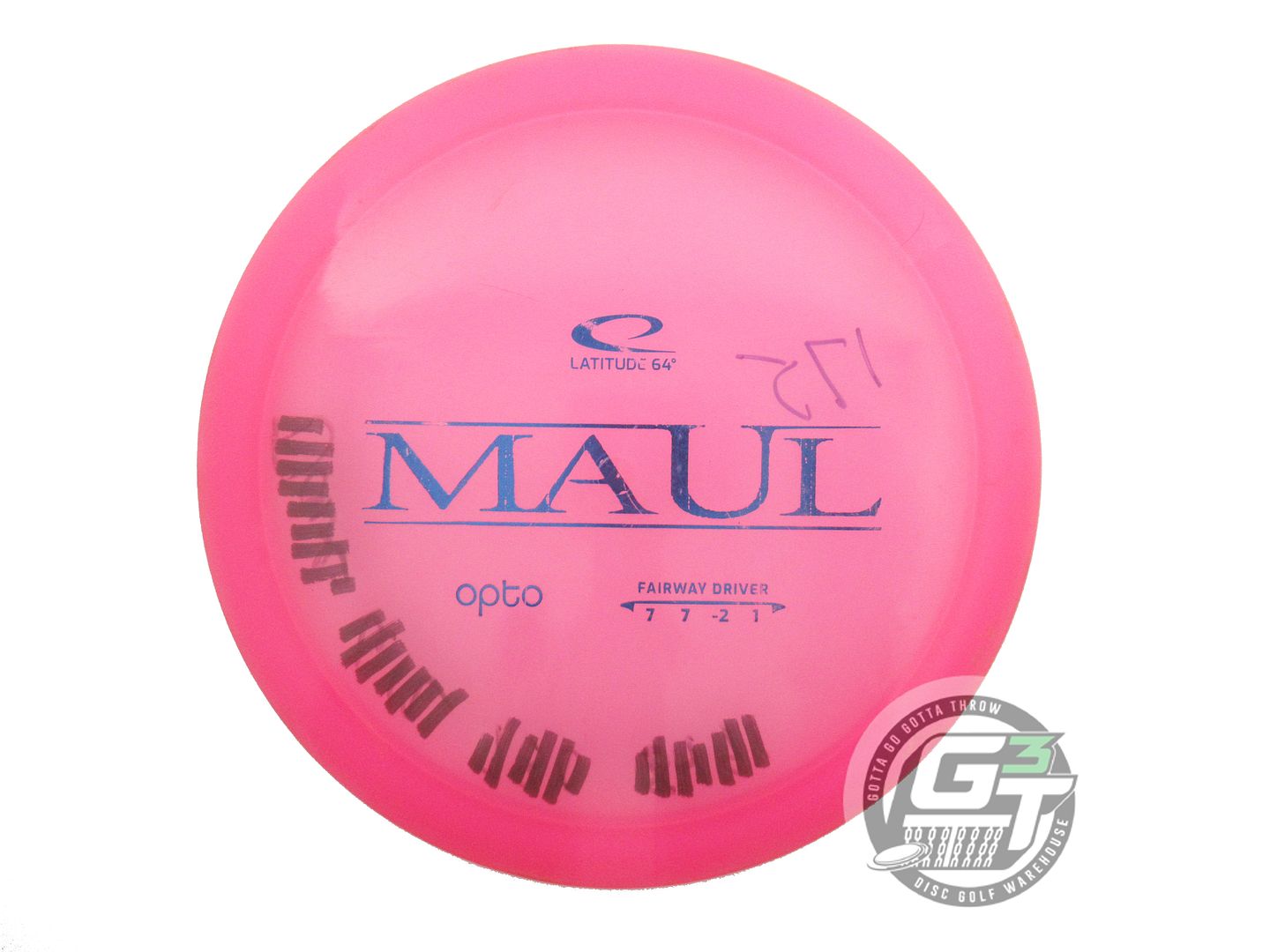 USED Latitude 64 Opto Maul 173g Pink Blue Foil Fairway Driver Golf Disc