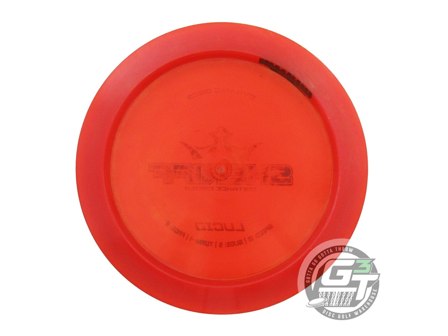 USED Dynamic Discs Lucid Sheriff 172g Red Wiped Stamp Distance Driver Golf Disc