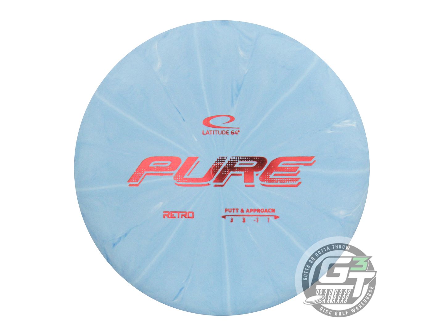 Latitude 64 Retro Burst Pure Putter Golf Disc (Individually Listed) - Gotta Go Gotta Throw