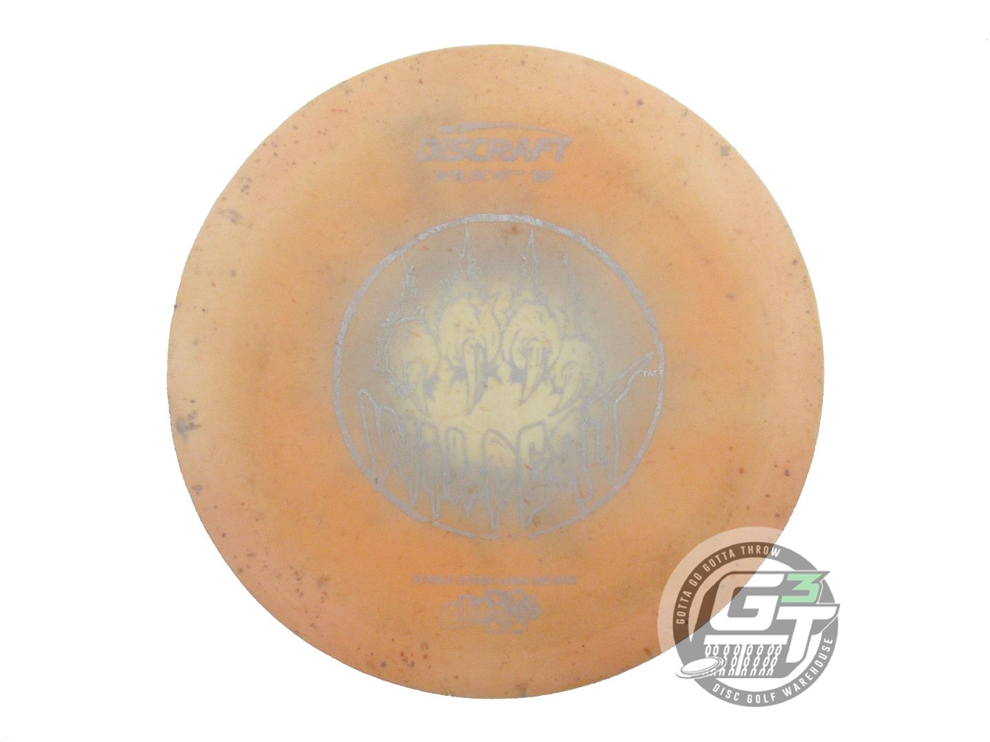 USED Discraft FlyDye Elite X Wildcat 170g Orange Distance Driver Golf Disc