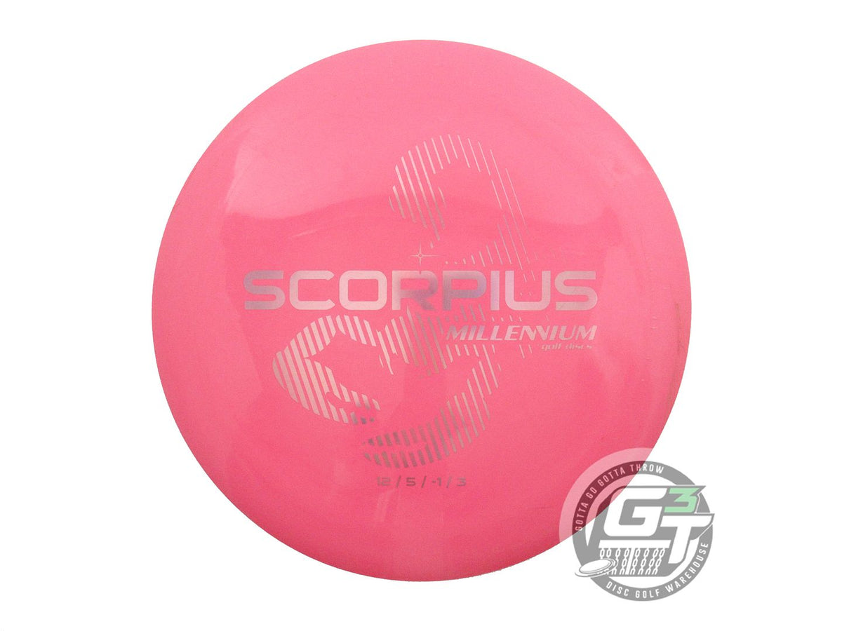 USED Millennium Standard Scorpius 176g Pink Pink Foil Distance Driver Golf Disc
