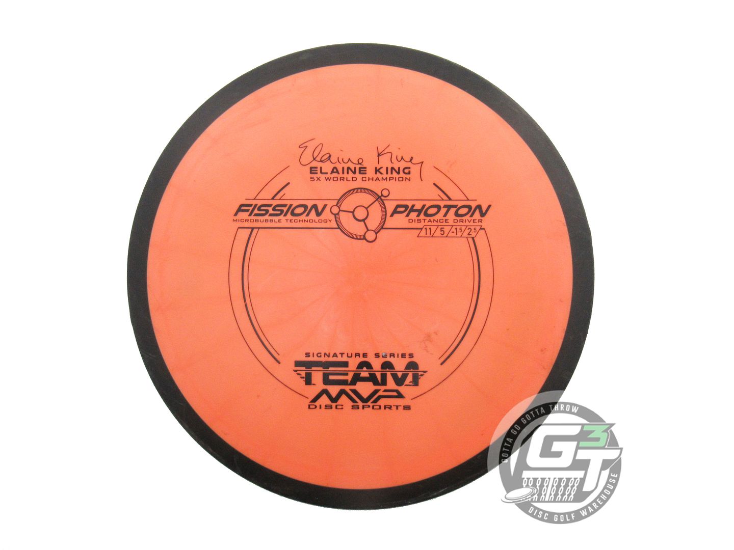 USED MVP Disc Sports [KING] Fission Photon 175g Orange Driver Golf Disc
