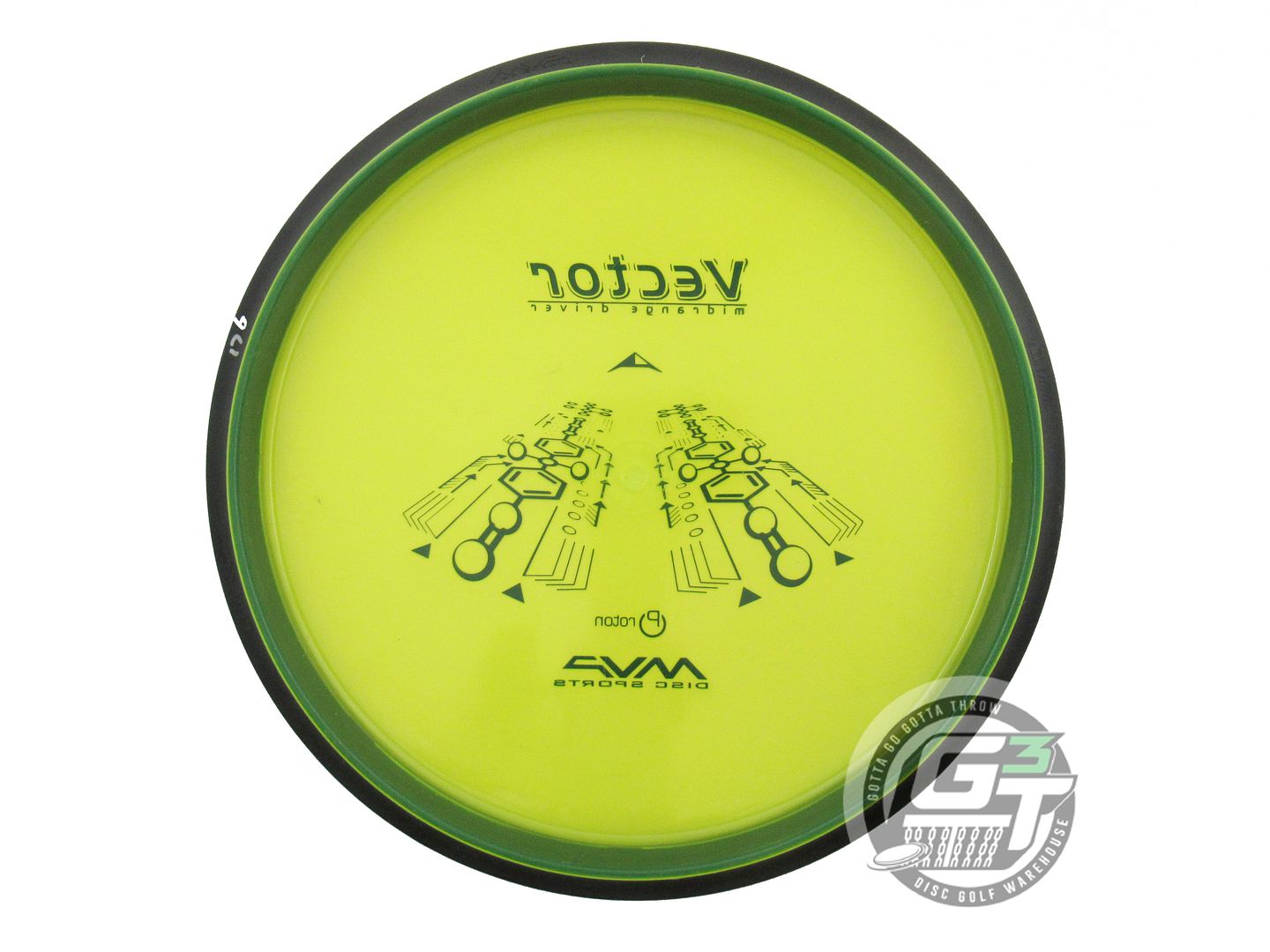 USED MVP Disc Sports Proton Vector 176g Yellow OOP Midrange Golf Disc