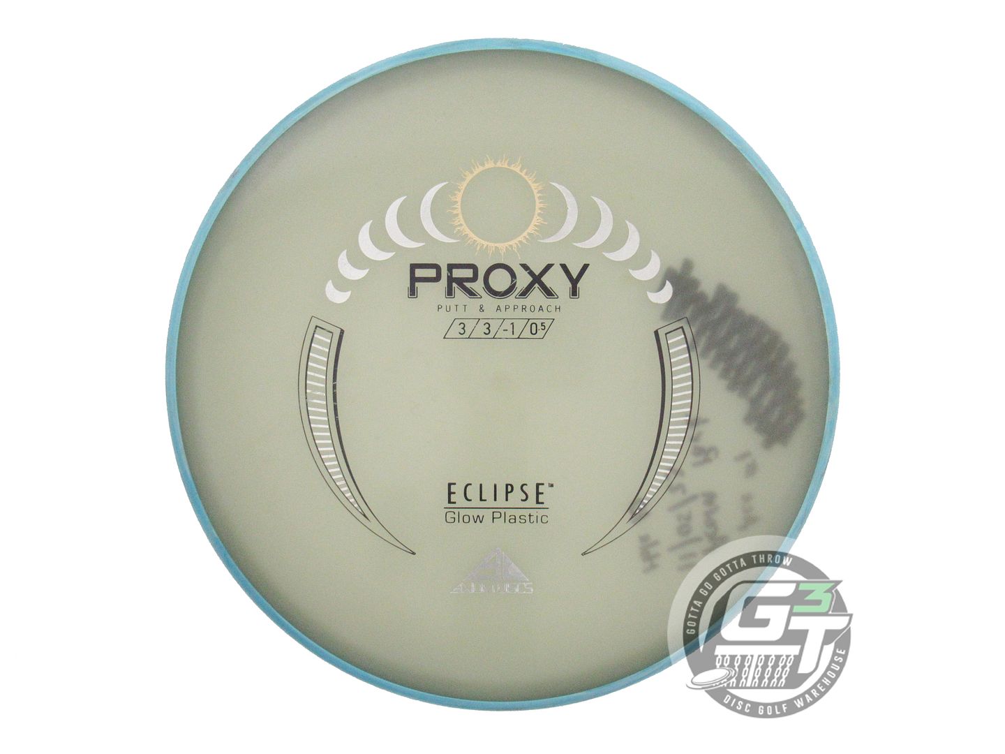 USED Axiom Discs Eclipse Proton Proxy 171g Blue Rim Putter Golf Disc