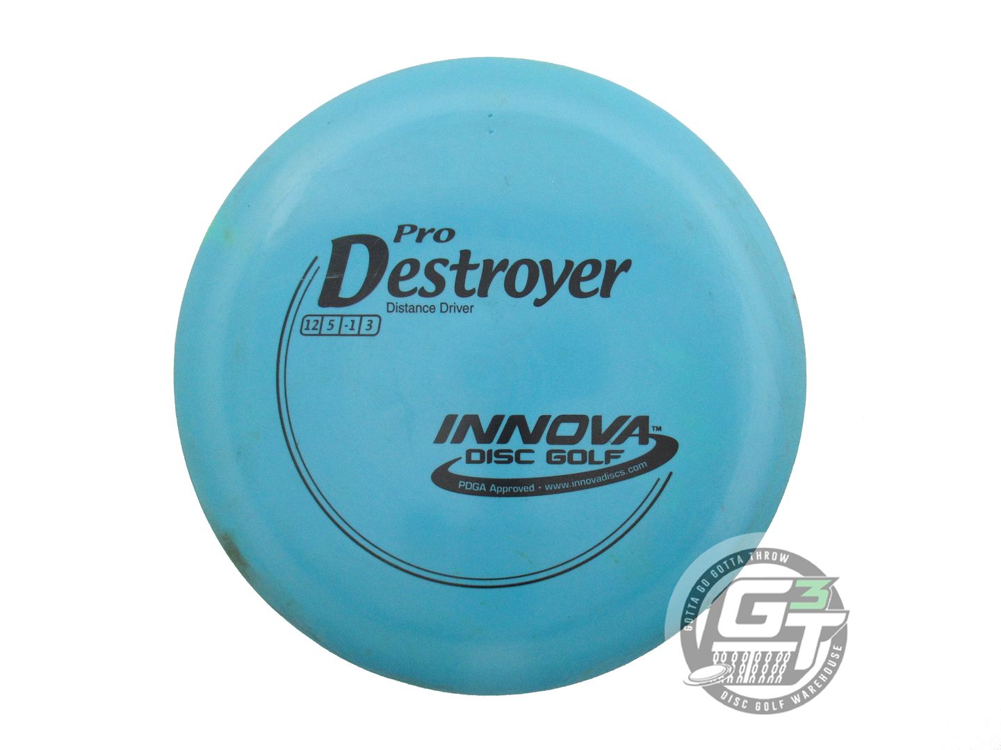 USED Innova Pro Destroyer 170g Teal Black Stamp Distance Driver Golf Disc