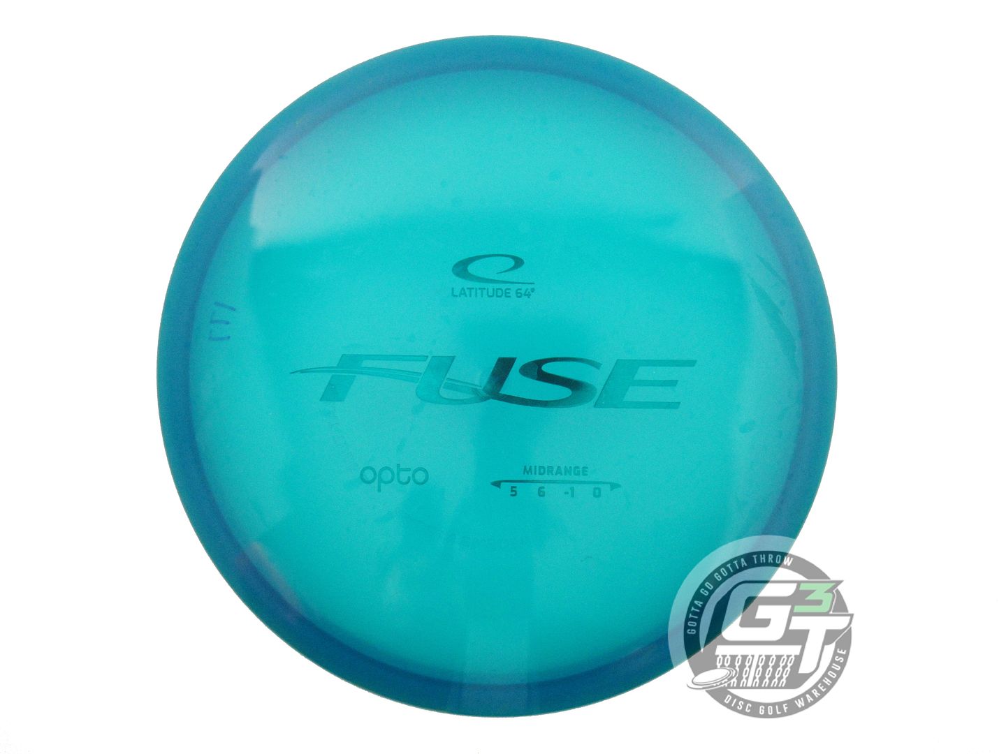 USED Latitude 64 Opto Fuse 177g Blue Teal Foil Midrange Golf Disc