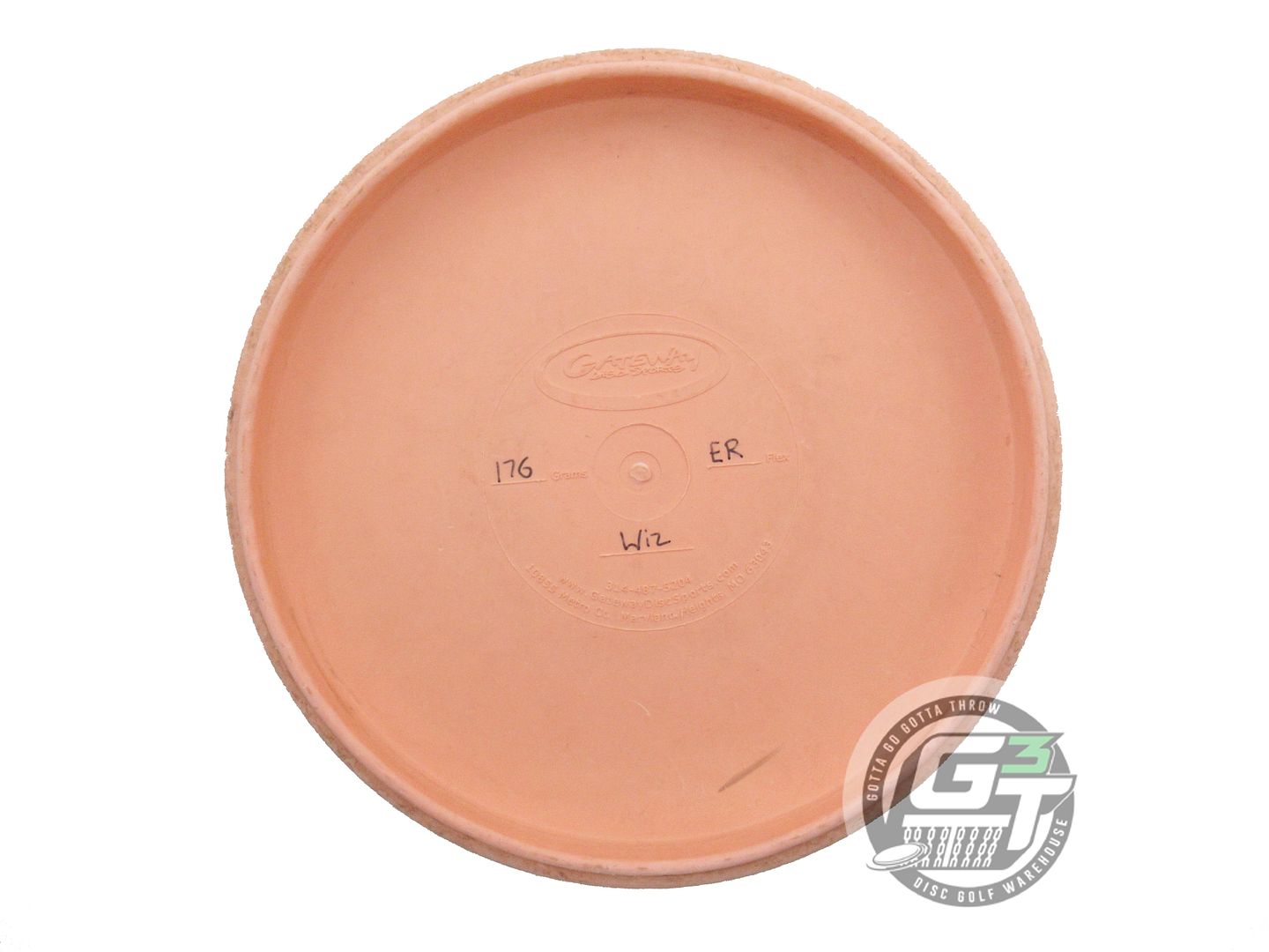 USED Gateway Eraser Wizard 176g Peach Copper Foil Putter Golf Disc