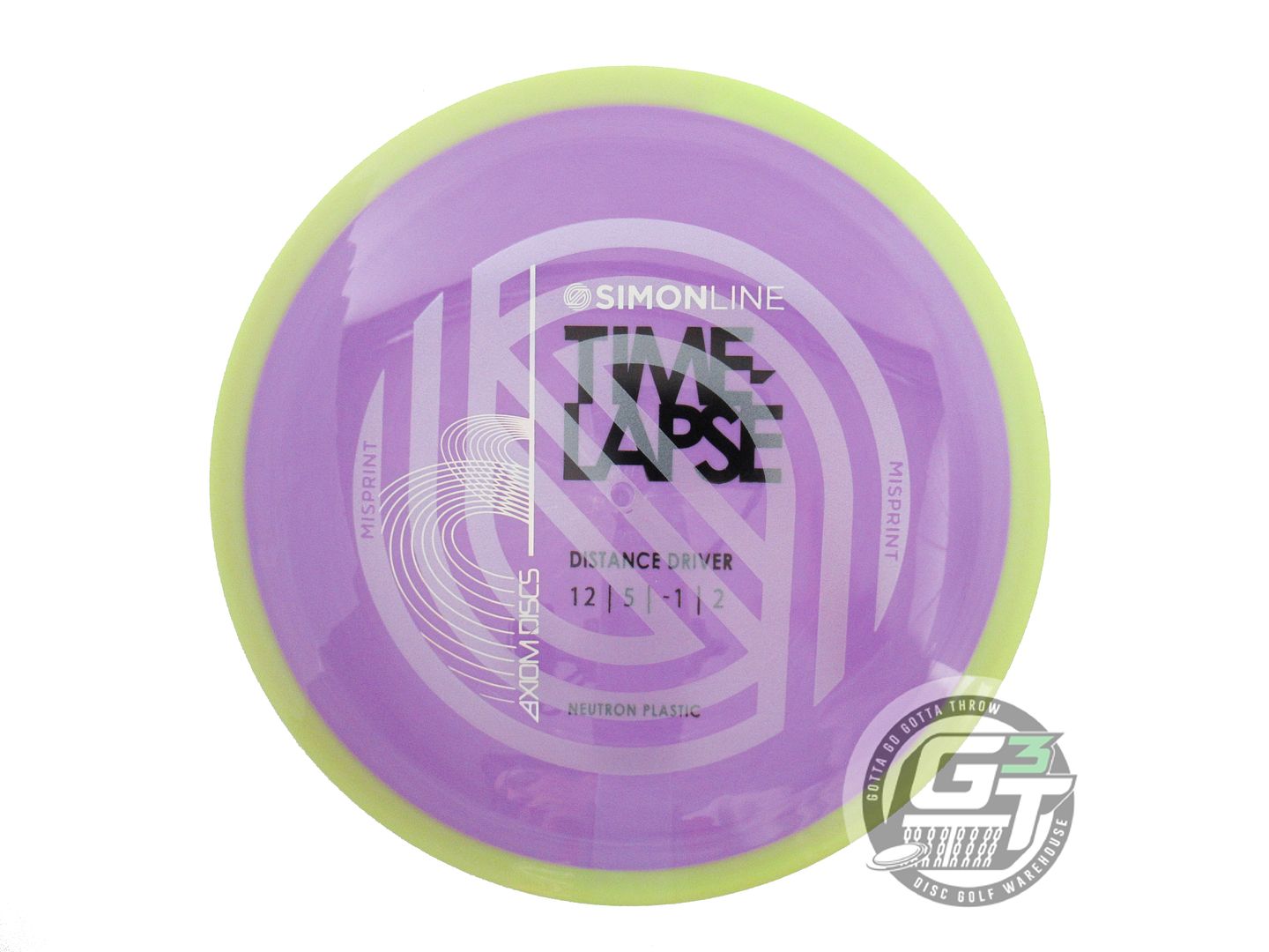 Axiom Misprint Simon Lizotte Simon Line Neutron Time-Lapse [Retool] Distance Driver Golf Disc (Individually Listed)