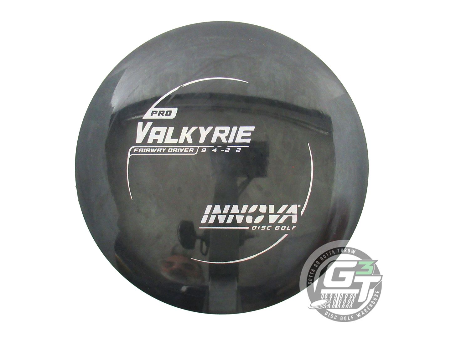 USED Innova Pro Valkyrie 175g Black Holo Star Foil Distance Driver Golf Disc