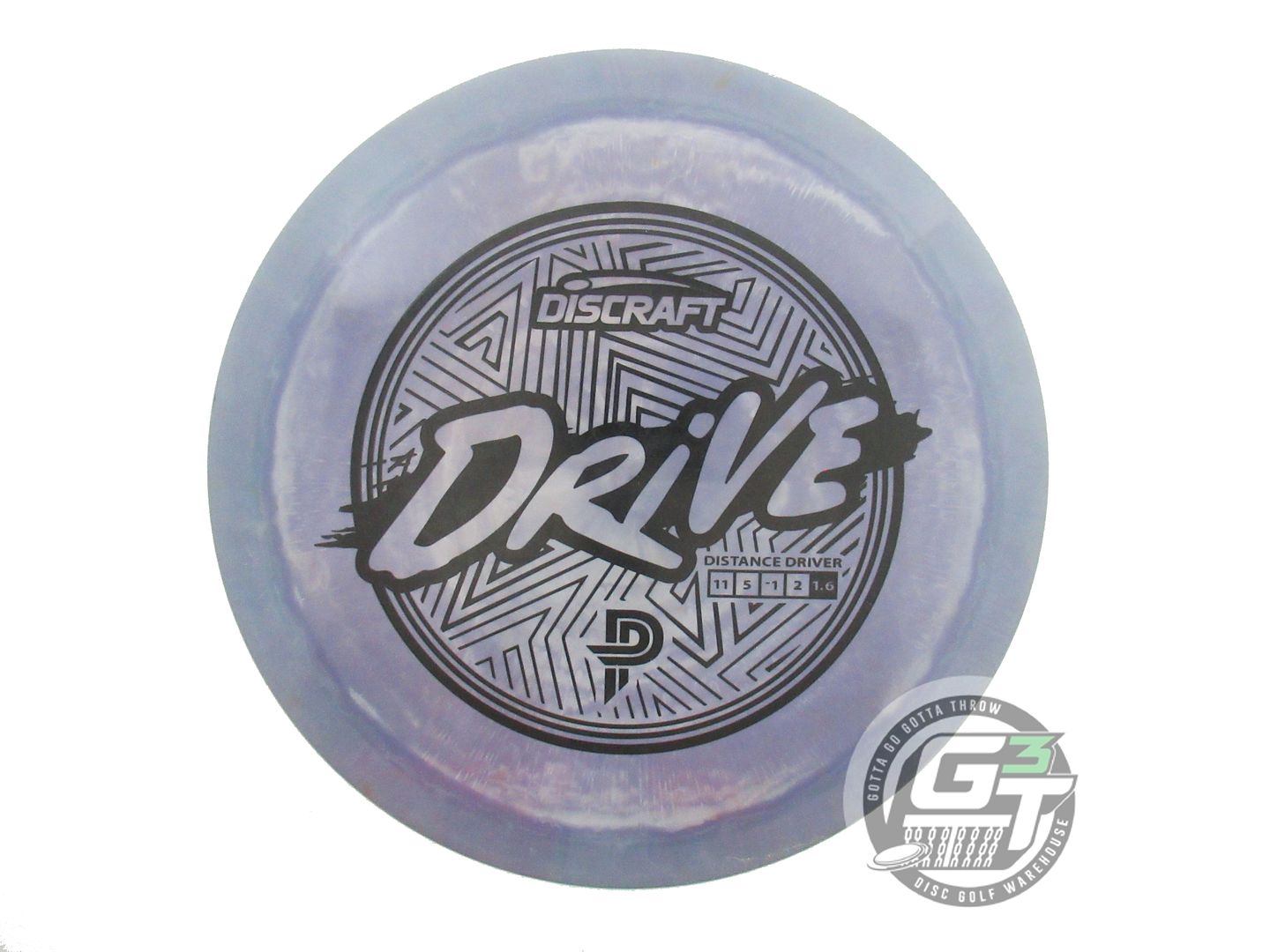USED Discraft [PIERCE] FIRST RUN ESP Drive 174g Purple Black Stamp Driver Disc