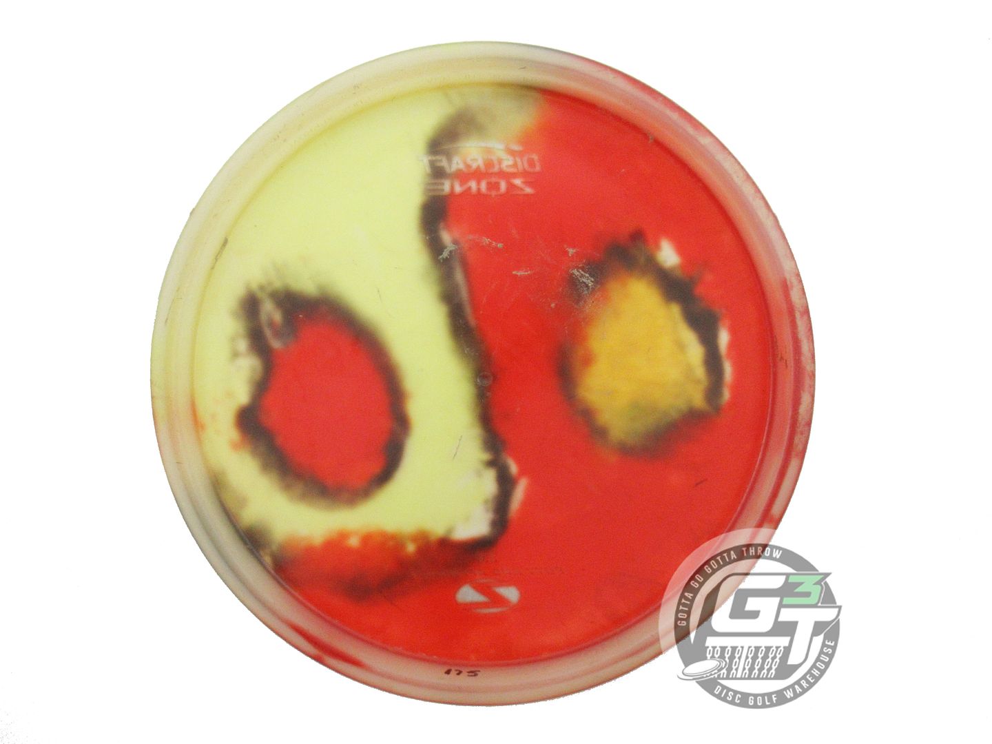 USED Discraft FlyDye Z Zone 175g Yin Yang Putter Golf Disc
