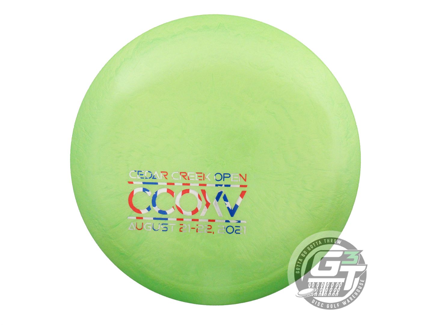 USED Legacy Discs Legend Patriot 175g Lime Flag Foil Fairway Driver Golf Disc