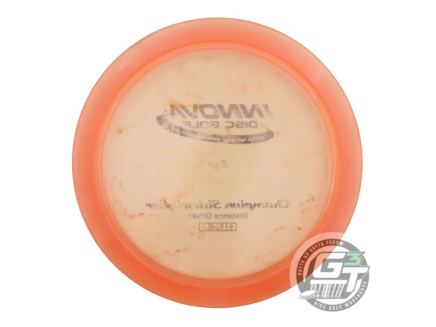 USED Innova Champion Sidewinder 168g Peach Black Stamp Distance Driver Golf Disc