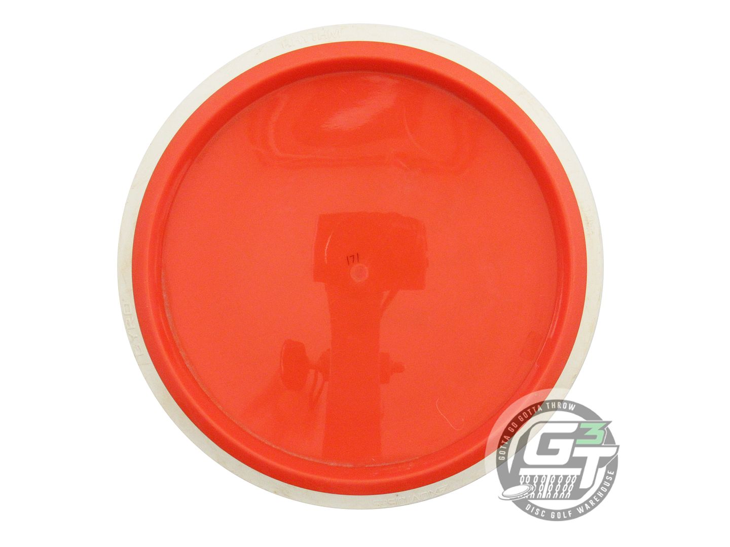 USED Axiom Discs [SE] Neutron Rhythm 171g Orange White Rim Distance Driver Disc
