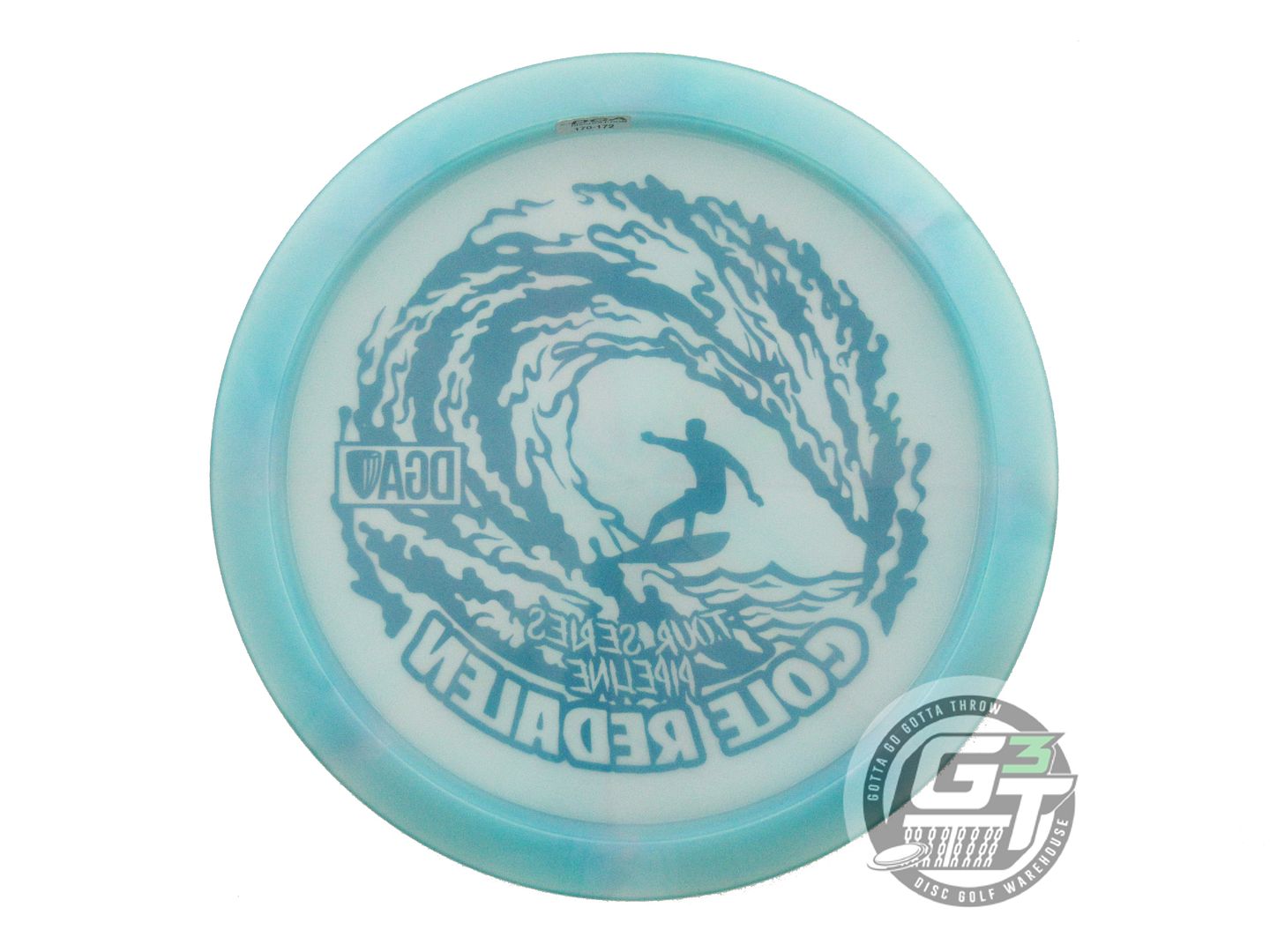USED DGA [REDALEN] Swirl Pipeline 171g Seafoam Green Stamp Fairway Driver Disc