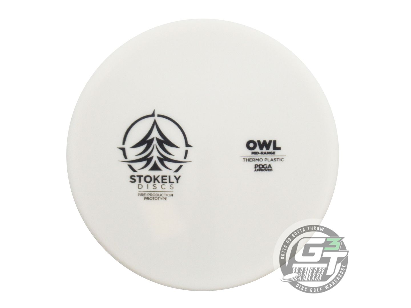 Stokely Prototype Thermo Owl Midrange Golf Disc (Individually Listed)