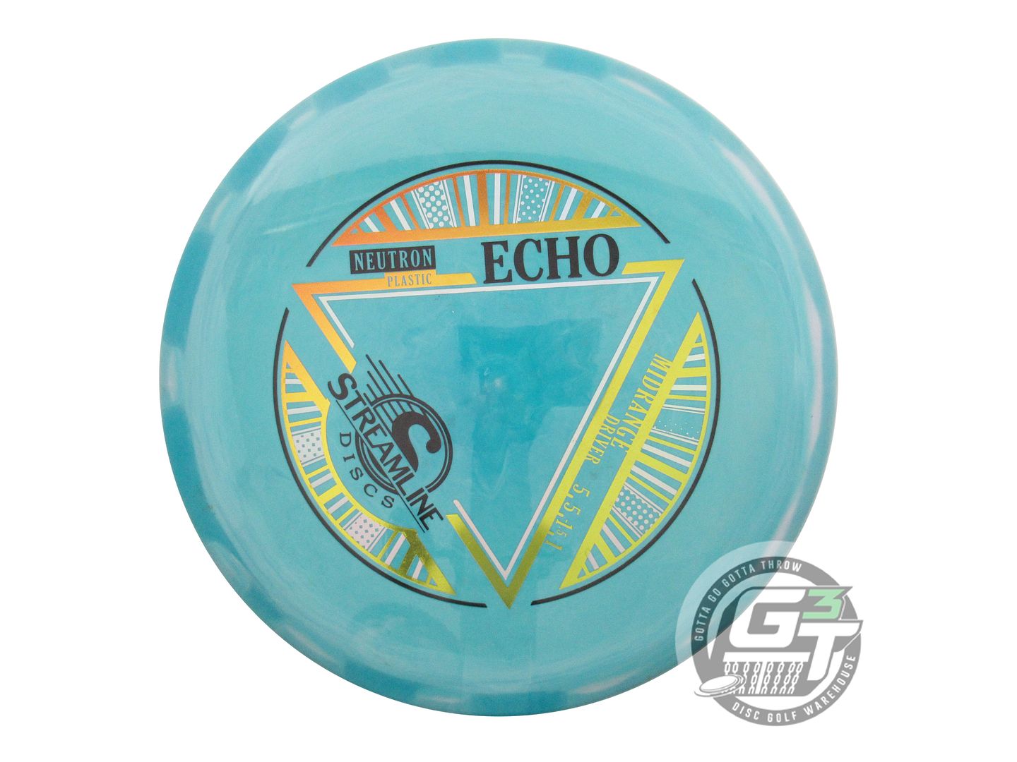 USED Streamline Discs Neutron Echo 174g Teal-Pink Midrange Golf Disc
