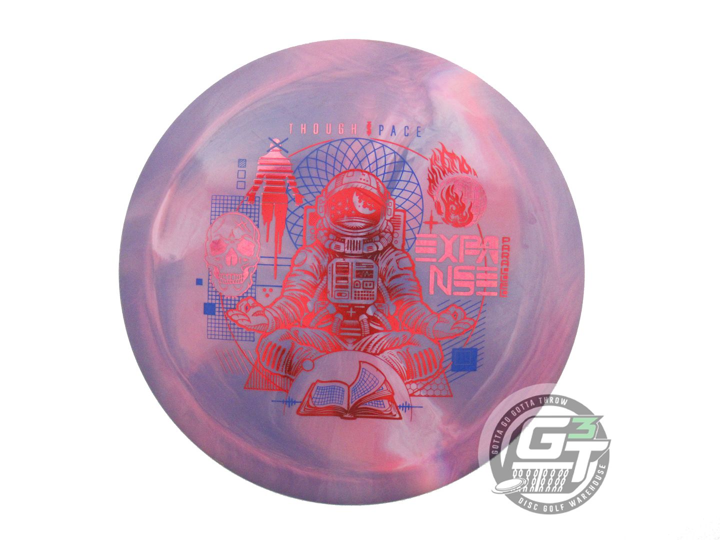 USED Thought Space Parallel Expanse 165g Purple-Pink Distance Driver Golf Disc