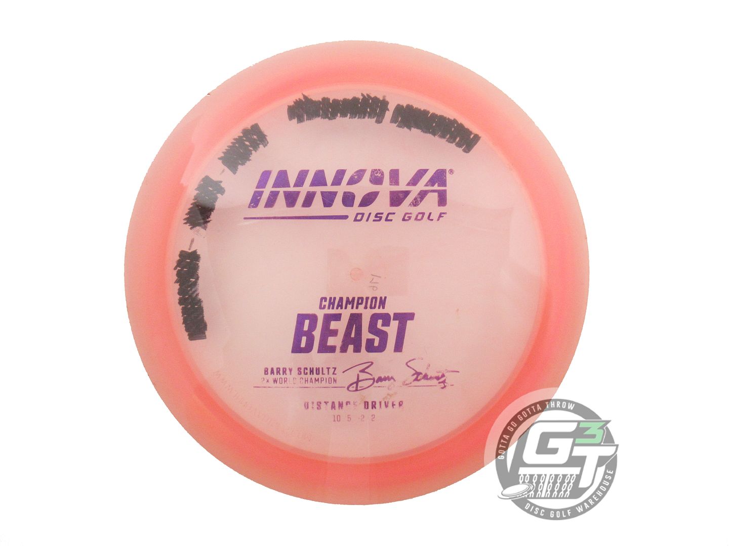USED Innova Champion Beast 176g Pink Purple Foil Distance Driver Golf Disc