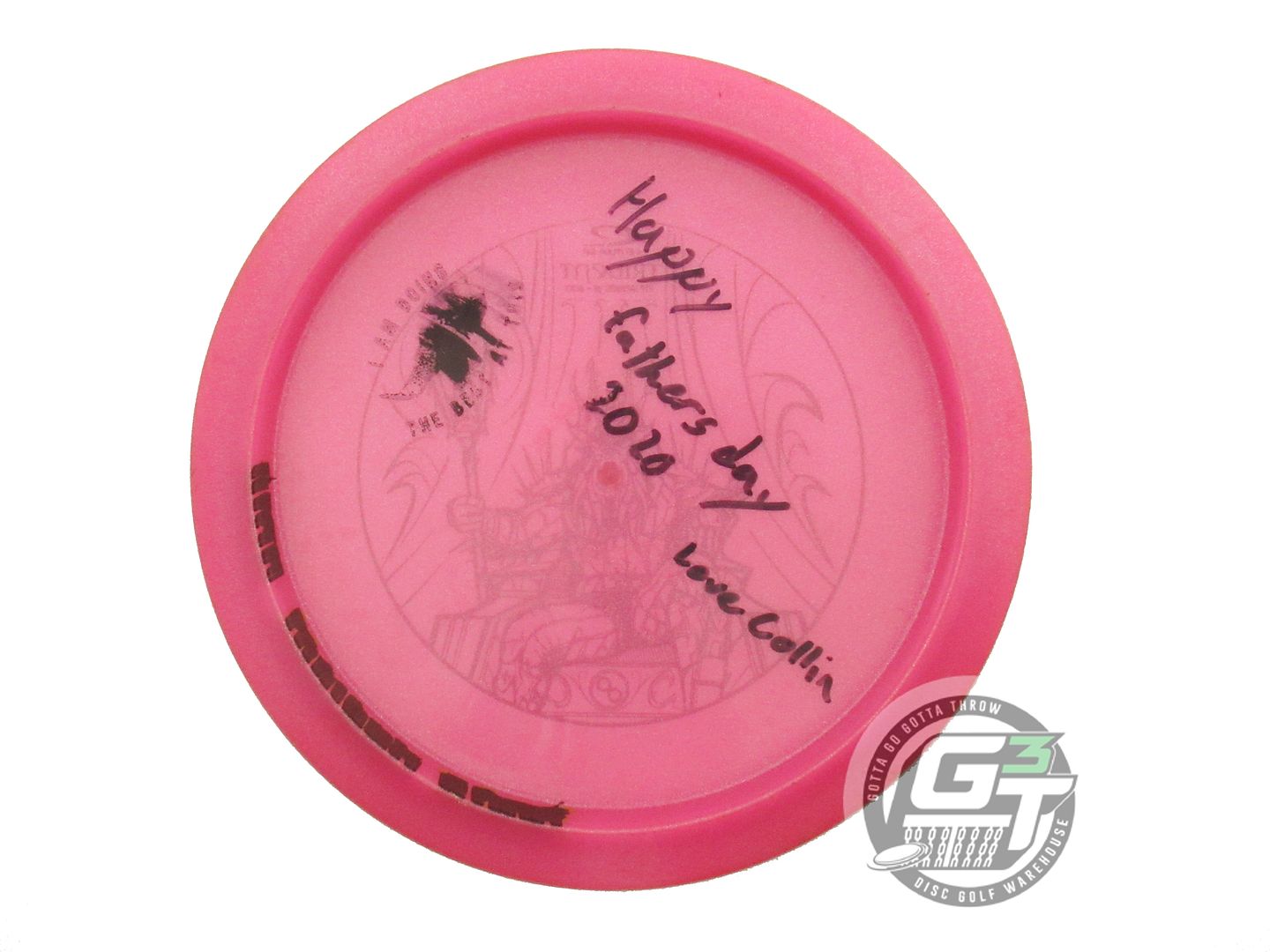USED Latitude 64 Metallic Opto Trident 176g Pink VIP SERIES Fairway Driver Disc