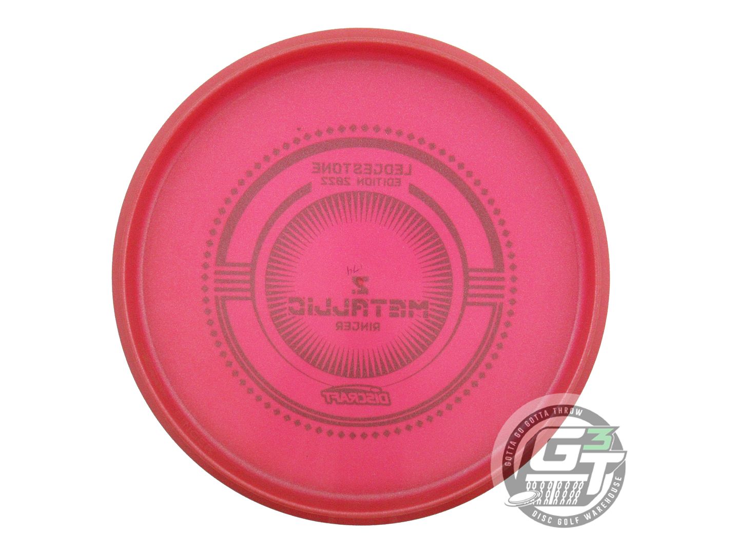 NOS Discraft [LEDGESTONE] Metallic Z Ringer 174g Red Black Stamp Putter Disc