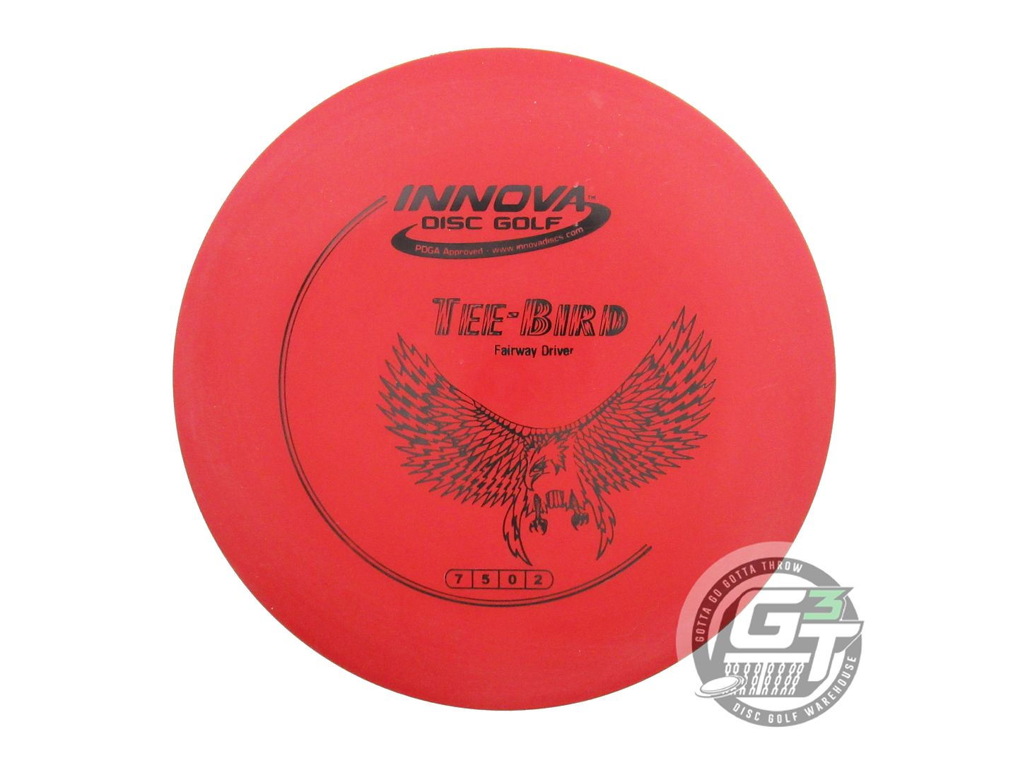 USED Innova DX Teebird 158g Red Black Stamp Fairway Driver Golf Disc