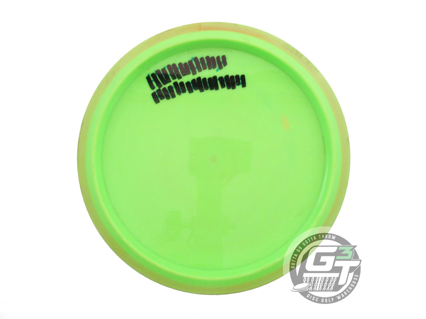 USED Axiom Discs Neutron Rhythm 164g Lime Yellow Rim Distance Driver Golf Disc