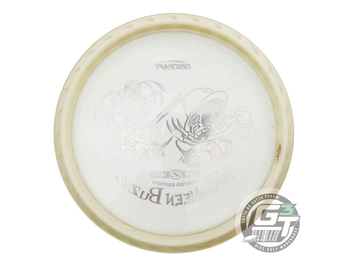 NOS Discraft FuZed BuzzzSaw Buzzz 176g Smoke HALLOWEEN Midrange Golf Disc