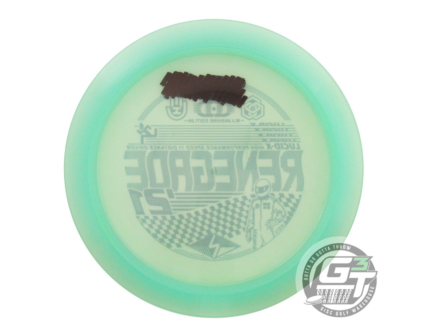 USED Dynamic Discs [HANDEYE] Glow Lucid-X Renegade 176g Green Driver Disc