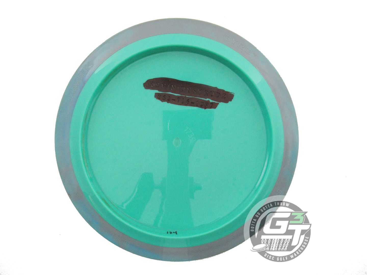 USED Axiom Discs Neutron Excite 174g Seafoam Gray Rim Distance Driver Golf Disc