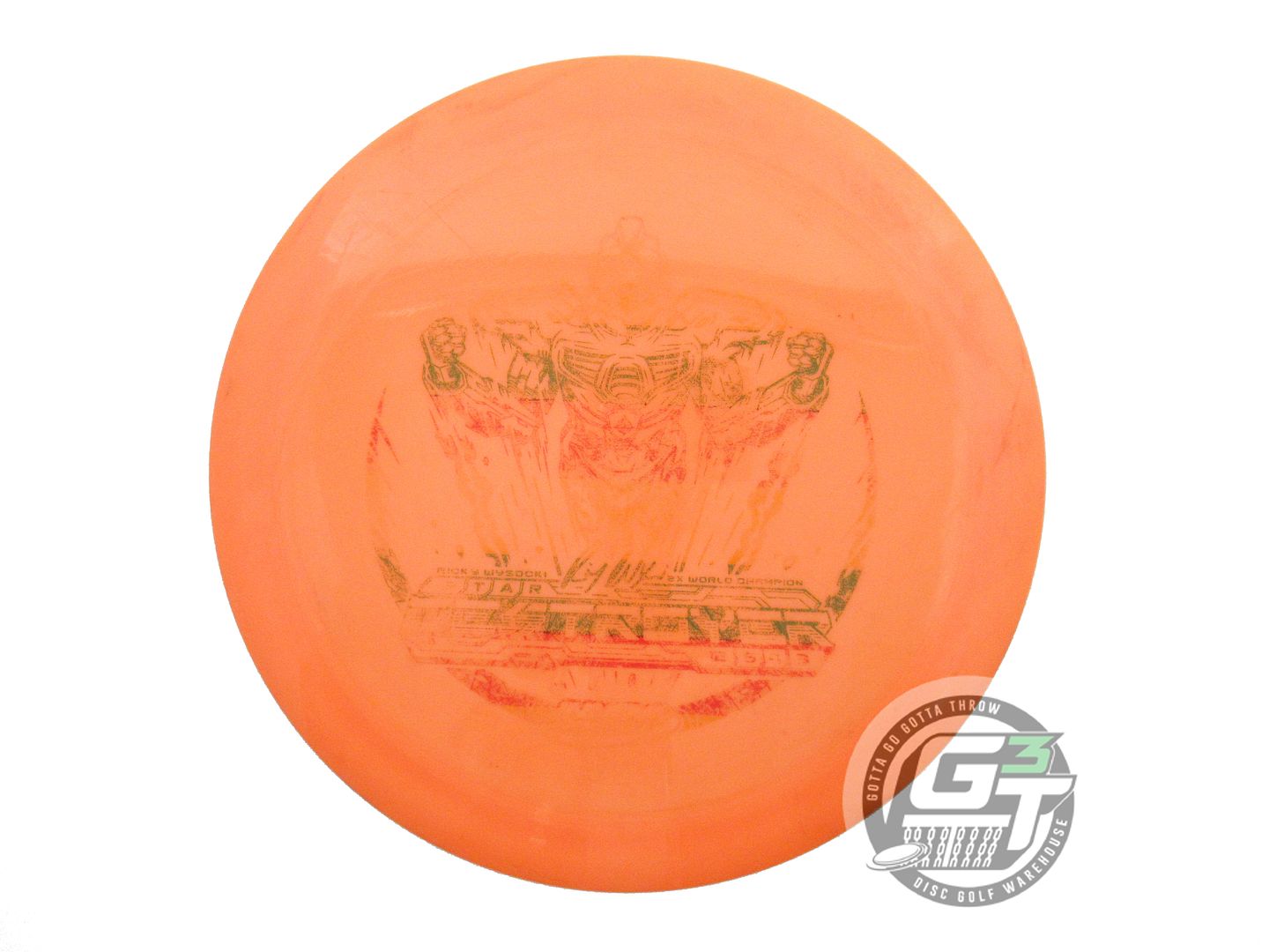 USED Innova [SOCKIBOT] Star Destroyer 174g Orange Rasta Foil Driver Golf Disc