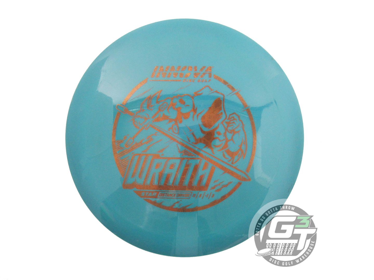 USED Innova Star Wraith 174g Dark Teal Brown Foil Distance Driver Golf Disc