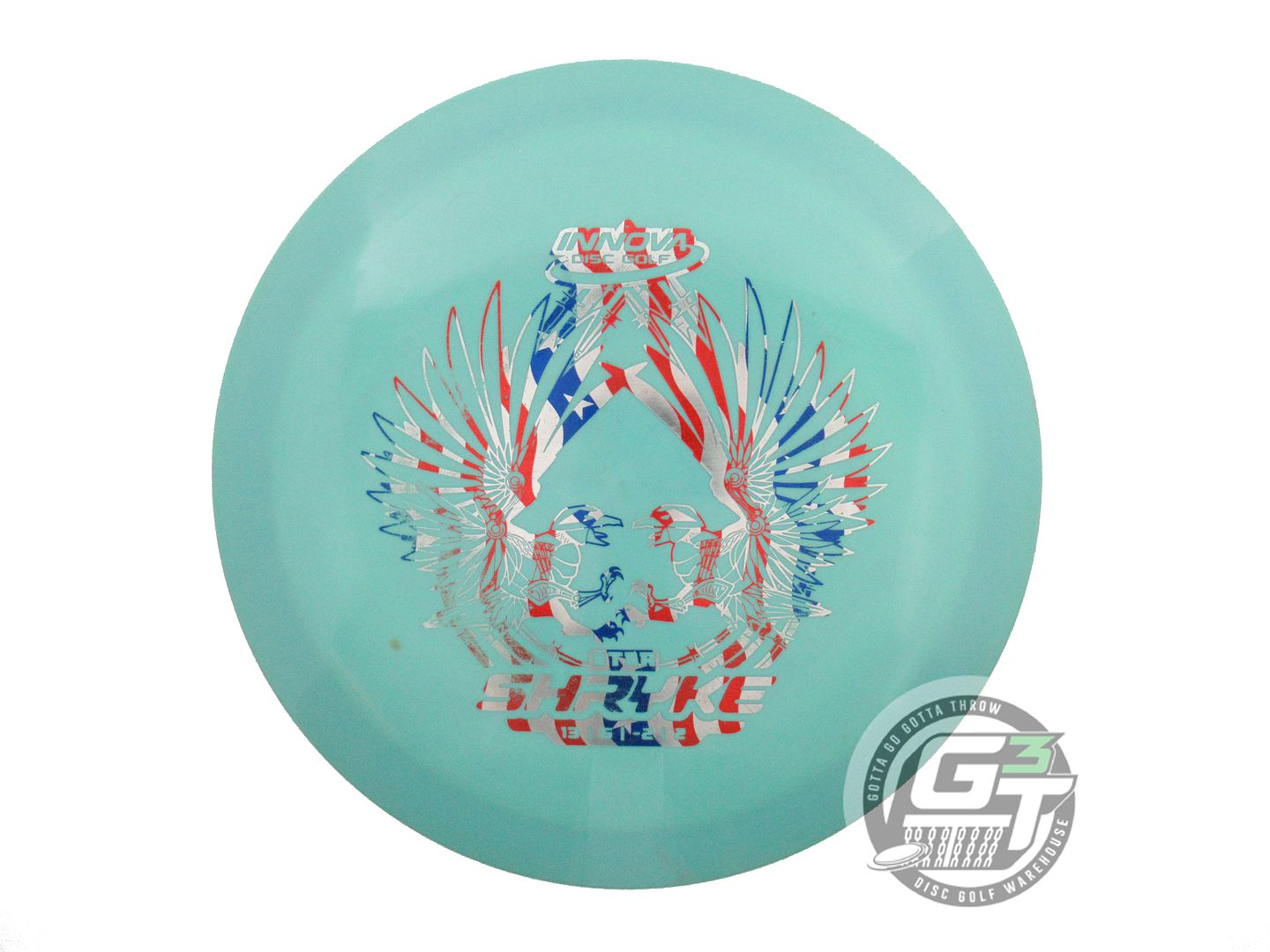 USED Innova Star Shryke 175g Seafoam Flag Foil Distance Driver Golf Disc