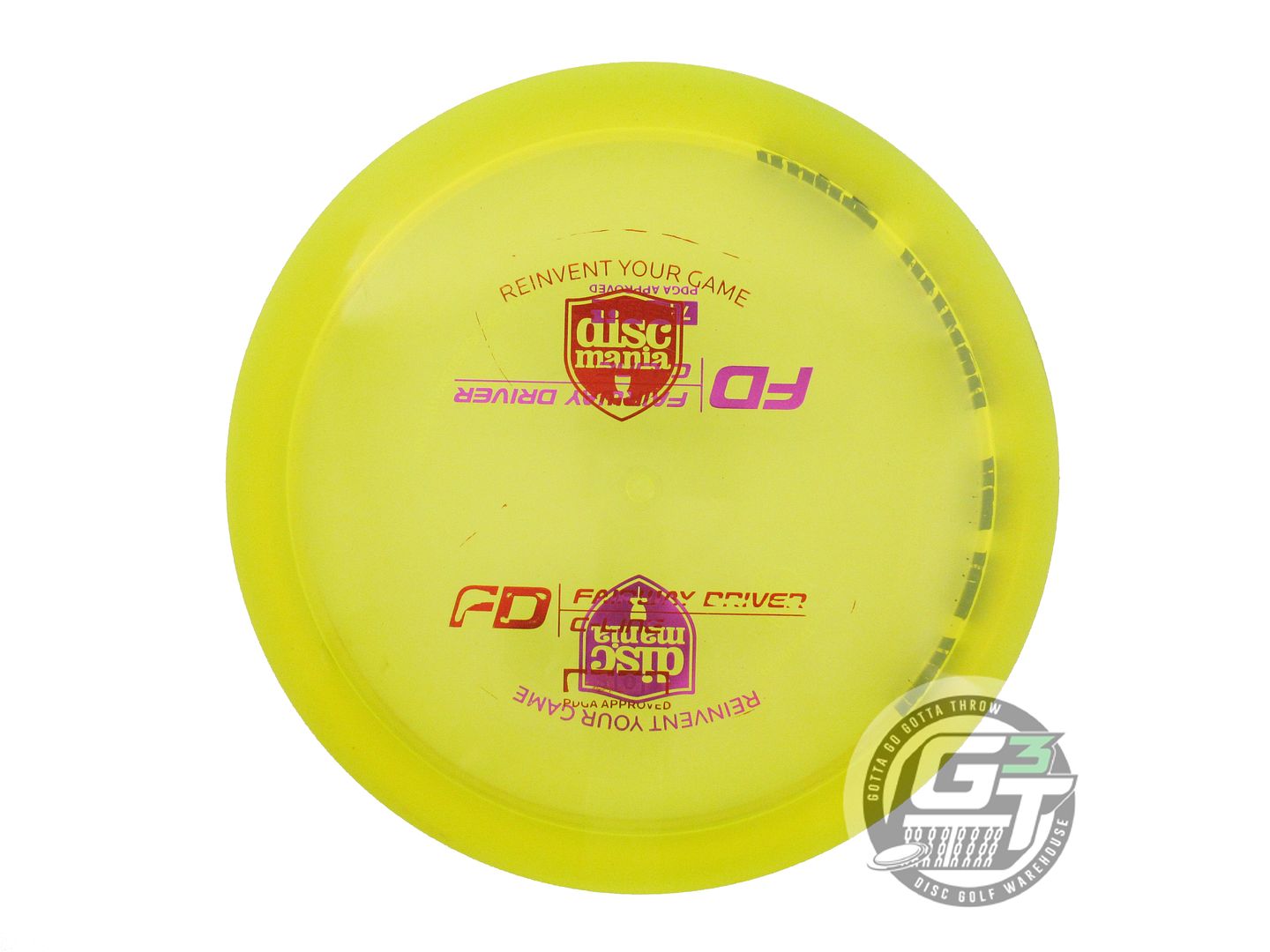 USED DiscMania X-OUT C-Line FD 168g Yellow Fairway Driver Golf Disc