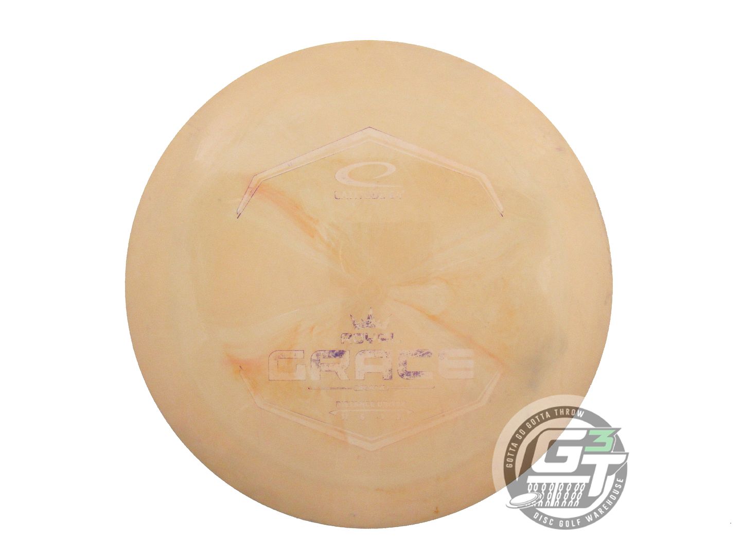 USED Latitude 64 Royal Grand Grace 173g Peach Wiped Stamp Distance Driver Disc
