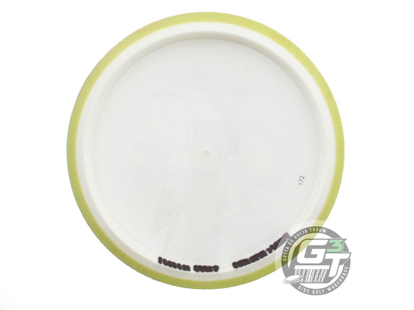 USED Axiom Discs Neutron Rhythm 172g White Lime Rim Distance Driver Disc