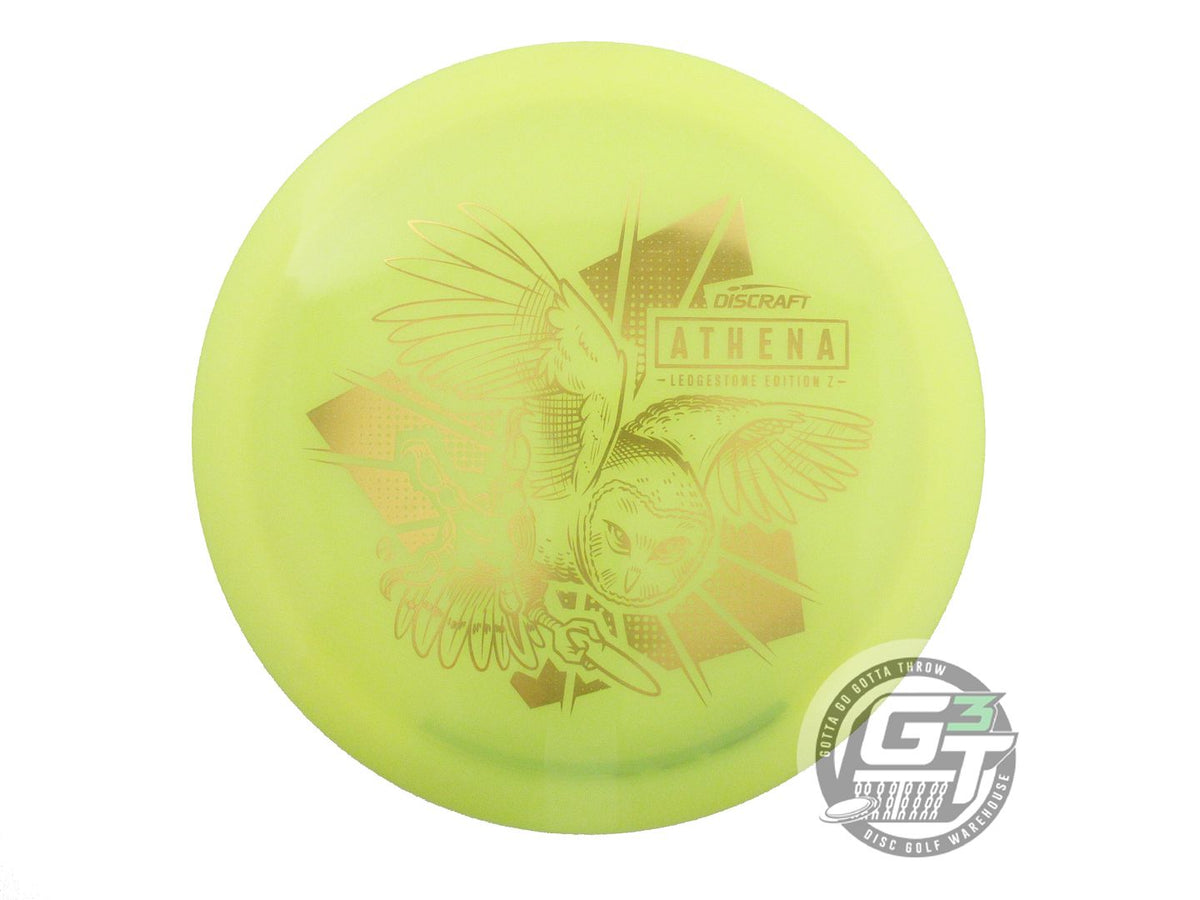 USED Discraft [LEDGESTONE] Z Athena 175g Yellow Gold Foil Driver Golf Disc