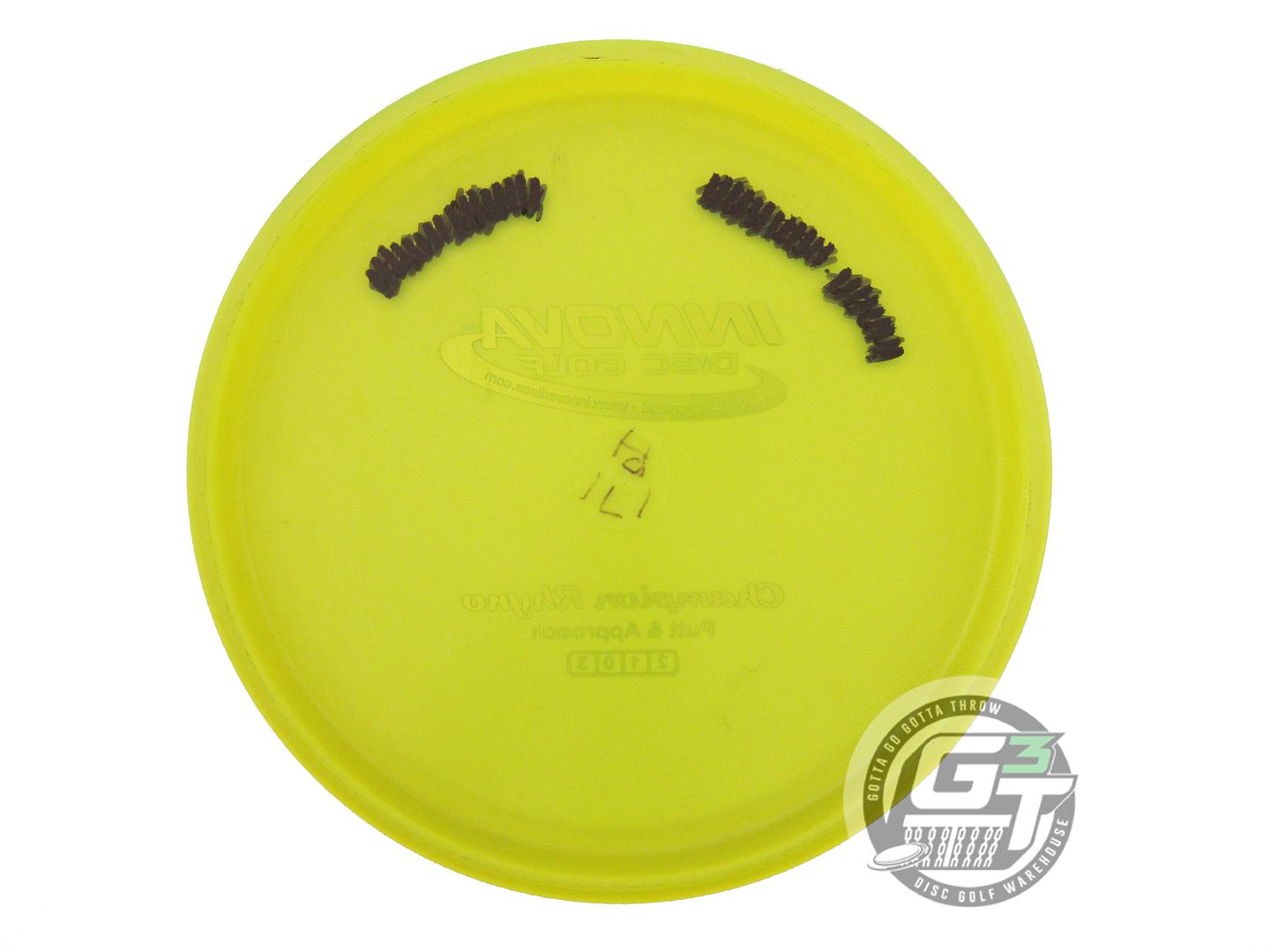 USED Innova Champion Rhyno 171g Yellow Blue Foil Putter Golf Disc