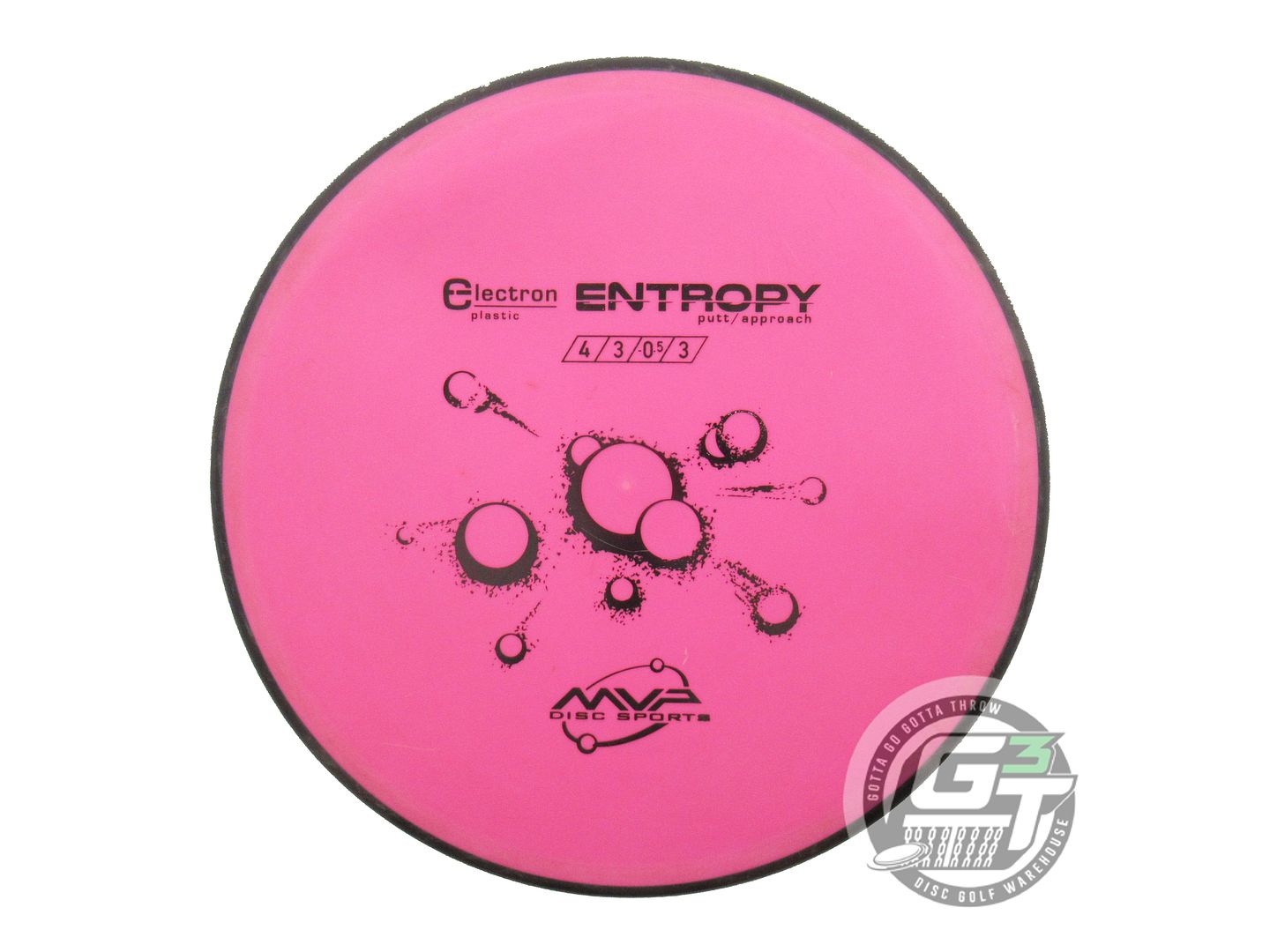 USED MVP Disc Sports Electron Entropy 173g Pink Putter Golf Disc