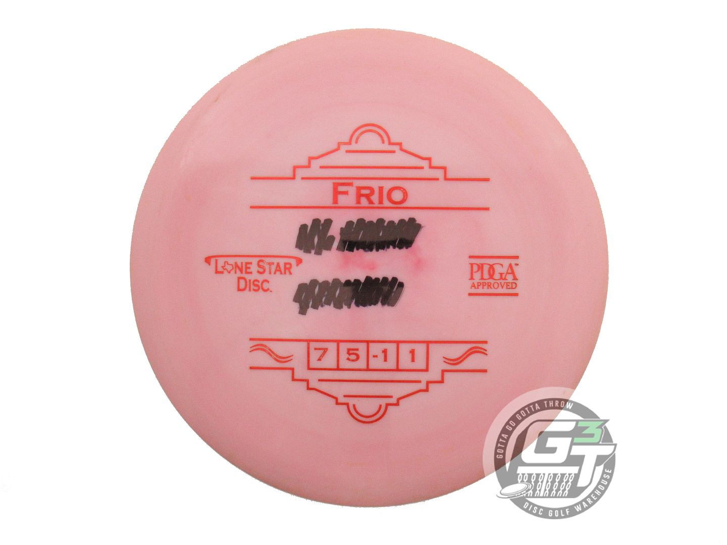 USED Lone Star Alpha Frio 175g Pink Red Foil Fairway Driver Golf Disc